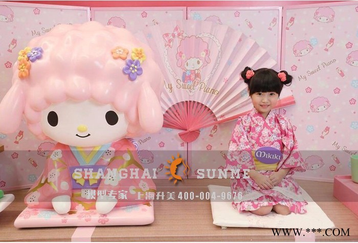 模型专家【上海升美】MIKIKI卡通人物户外玻璃钢模具摆件工艺品图4