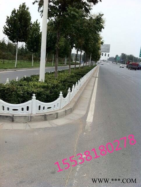 水泥草坪护栏模具混凝土制品大理石草坪护栏模具，草坪围栏模具，园林绿化草坪模具及产品图7