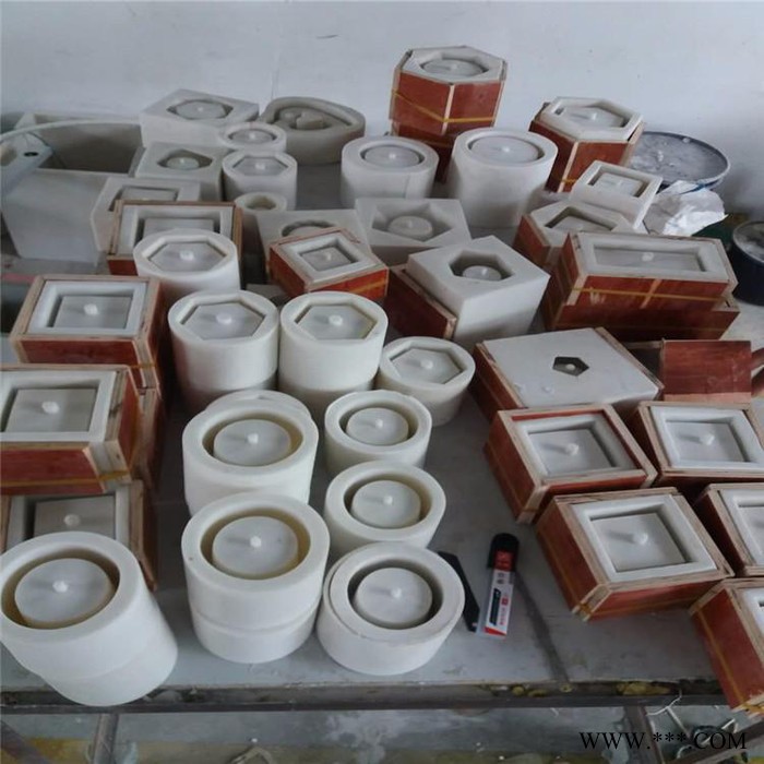 鑫百纳 多肉花盆硅胶模具简约几何形状多肉水泥混泥土硅胶模具定做图2