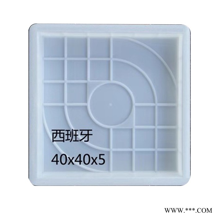 供应彩砖可定制 塑料彩砖模具户外房屋路面各种型号水泥砖 空心砖模盒 彩砖塑料模具