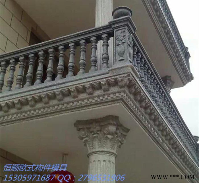 **欧式水泥构件模具塑钢屋檐线条阴角，阳角，阴角现浇ABS檐口线模具图2
