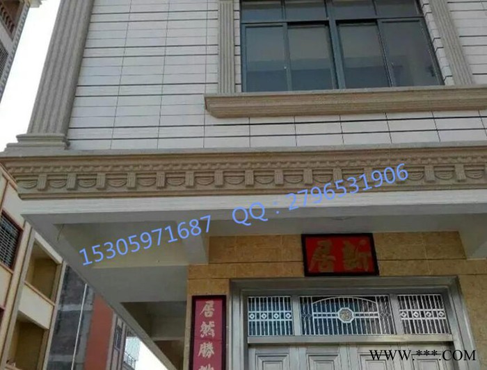 欧式水泥构件塑钢屋檐线条模具，可做圆弧 现浇预制ABS线条图3