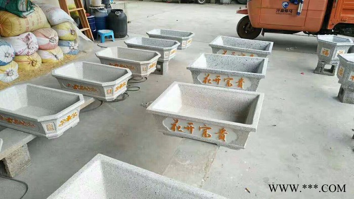 花盆模具水泥现浇菱形长方形盆景花盆模型花园装饰建筑罗马柱模具图3