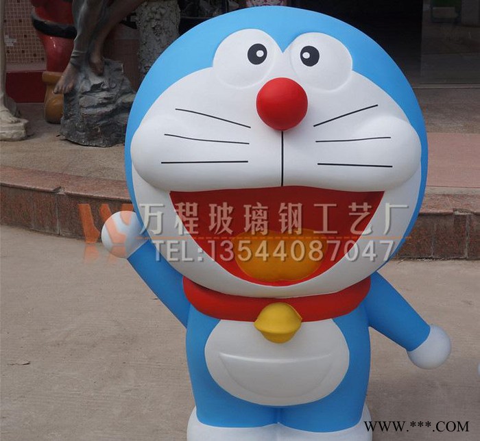 最呆萌的蓝胖子雕塑 玻璃钢机器猫雕塑 哆啦A梦 有模具产品图3