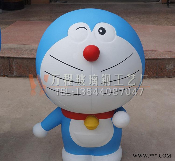 最呆萌的蓝胖子雕塑 玻璃钢机器猫雕塑 哆啦A梦 有模具产品图2