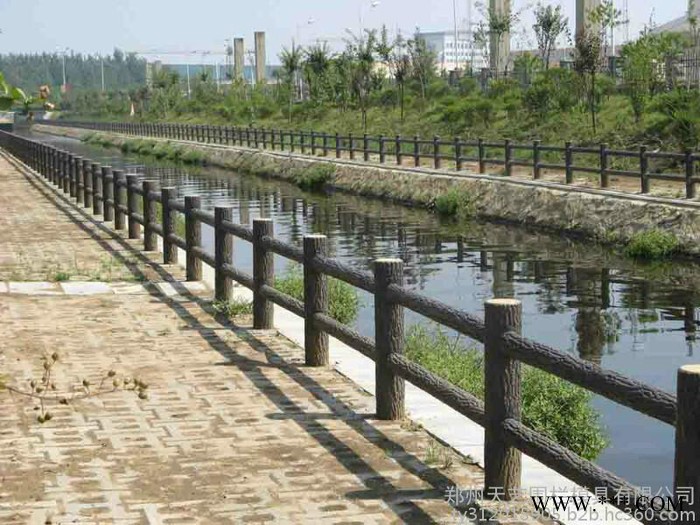 特种建筑/建材    天艺001仿树皮护栏水泥模具1.5米图2