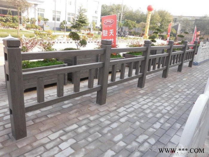 河道仿木护栏模具及水泥产品厂家图2