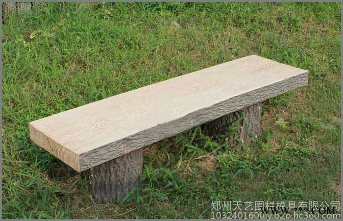 供应水泥仿木坐凳模具 塑料模具图3