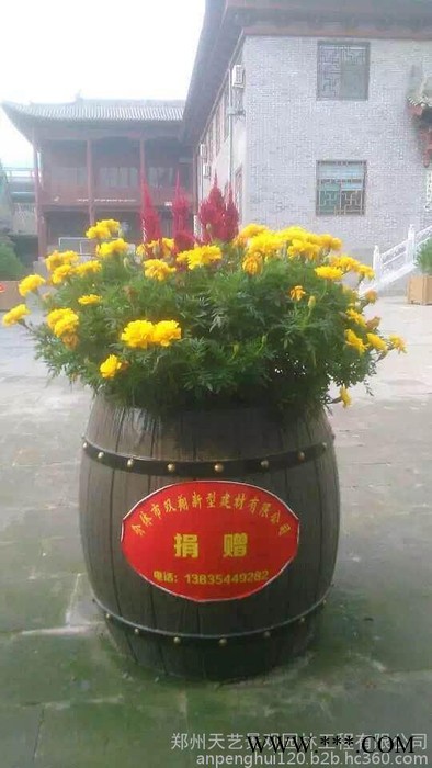 郑州天艺供应湖北仿木花桶  花桶模具  啤酒桶合金塑料模具以及水泥产品图2