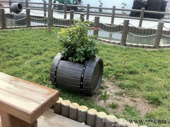 郑州天艺供应湖北仿木花桶  花桶模具  啤酒桶合金塑料模具以及水泥产品图7