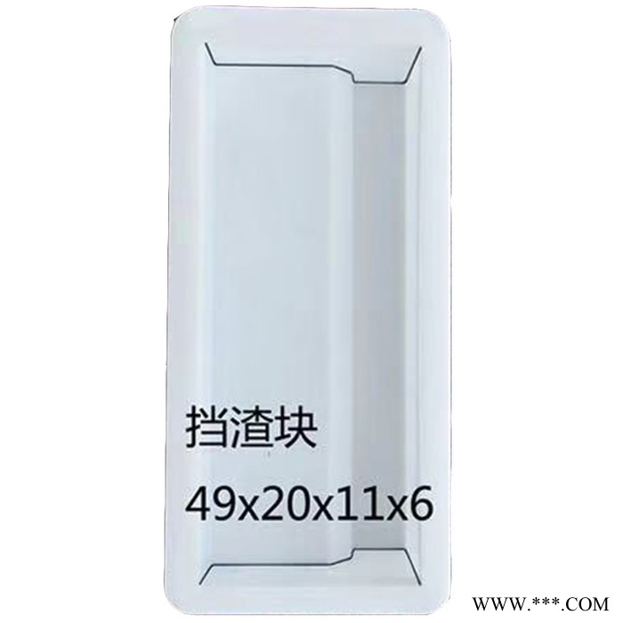 塑料挡渣挡水块模具 高速公路 铁路 水泥制品厂模盒厂家定制 挡渣块塑料模具图2