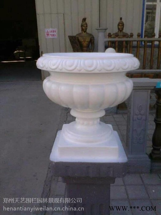 天艺混凝土制品水泥花盆，园林配套设施，景观绿化花盆,艺术花盆模具及产品图4