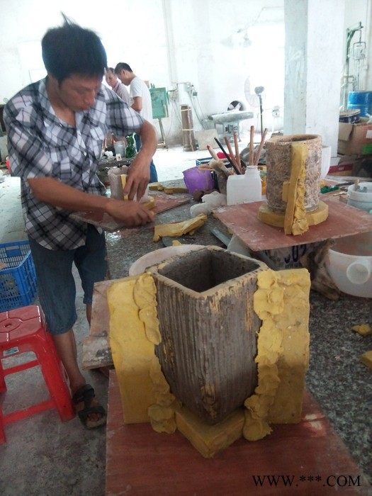 水泥花盆模具，硅胶模具 厂图8