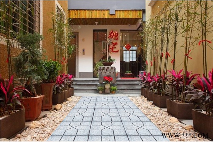 地面花纹设计铺路简易地坪铺地砖花园别墅个性模具铺水泥路面分割 地砖模具图2