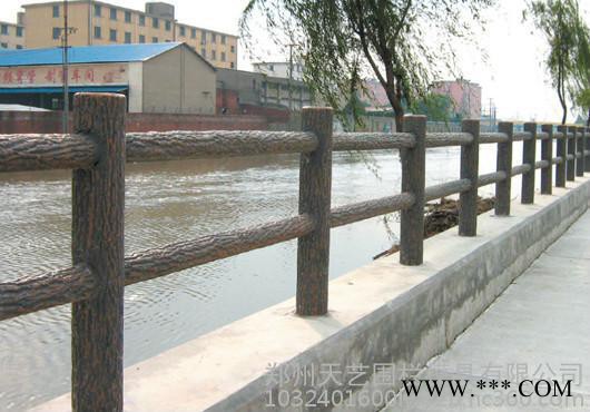 供应仿木护栏模具  仿树皮护栏模具 及水泥制品图2