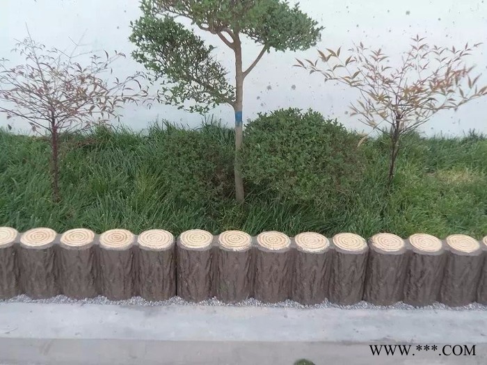 天艺仿木树桩石模具混凝土制品木桩水泥树桩模具，仿木树桩护栏，仿树皮木桩仿木桩连木桩模具及产品图5