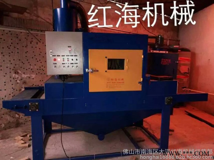 玻璃喷砂机石材马赛克喷砂机瓷砖彩雕机瓷砖自动喷砂机镜片蒙砂机模具打砂机佛山铝材喷砂机图3