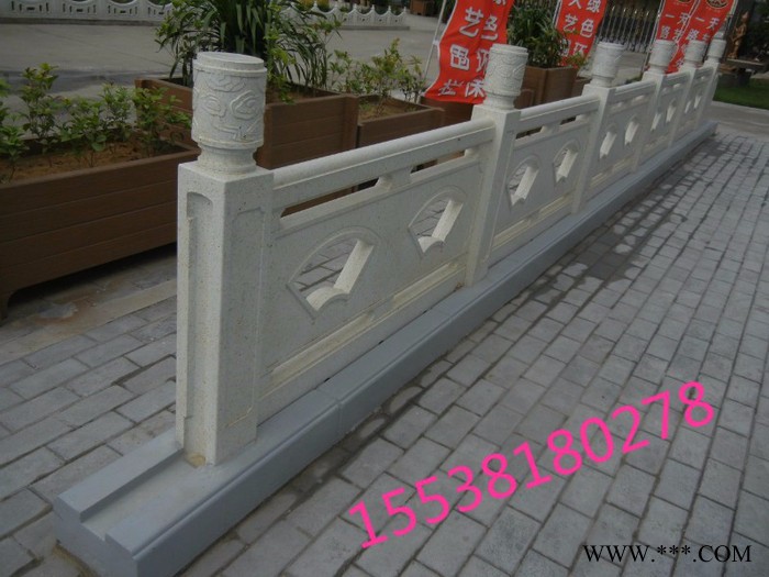 混凝土制品河道栏杆模具，河堤栏杆模具，仿大理石护栏模具，水泥河堤护栏模具及产品图2
