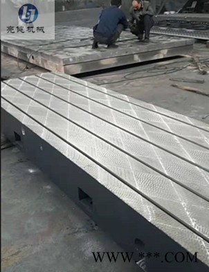 四川雅安数控机床工作台落地镗床工作台两次回火去除应力保证精度图6