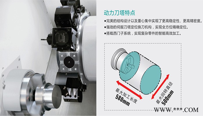 数控车床型号规格 豪特曼全功能高精度数控车床加工图7