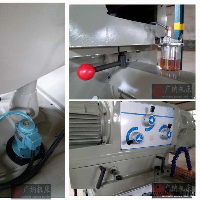 广纳立式精密X6432回转头铣床广纳立卧两用铣床价格升降台铣床厂家图8