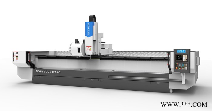 4.5米高速型材加工中心SD4560V7-BT40 高速铝型材加工中心 大型高光机 数控机床
