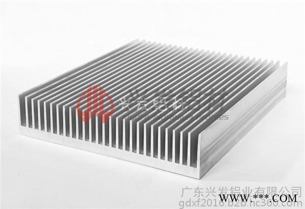 厂家直供兴发牌大型数控机床专用平板插片式散热器铝型材图3