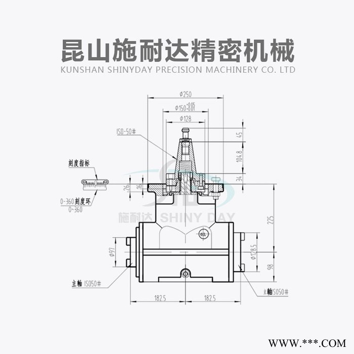 供应施耐达D79 加工中心侧铣头 重型角度头 铣床加工中心 双头铣头 双面铣头 万向铣头 卧式铣床 双头铣 侧铣头厂家图5