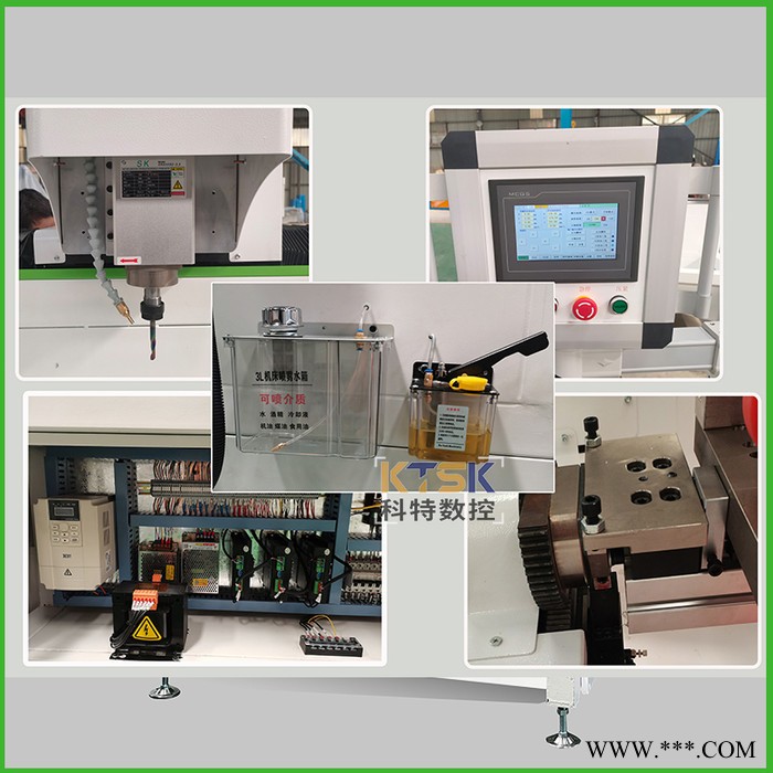 科特机械GJ-CNC-800单头 铝型材数控钻铣床机极简门加工打孔铣槽铝合金型材平面雕刻图4