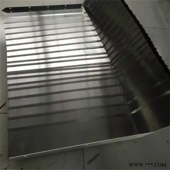 德康现货伸缩式钢板防护罩  不锈钢钢板防护罩 数控机床防护罩定制销售图3