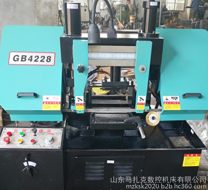 马扎克数控机床生产厂家 GB4228带锯床 液压加紧 无级变速主轴转动 自动送料图4