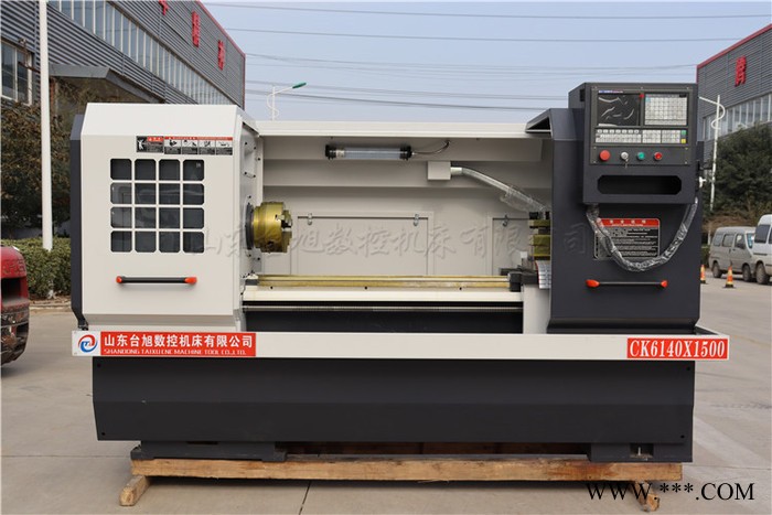 华中台旭CK6140-1500数控车床厂家 CK6140经济型数控车床价格 手动两档卧式数控车床齿轮箱传动 主轴孔径52图6