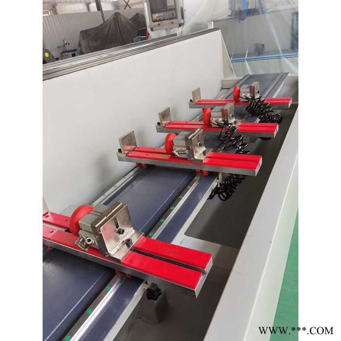 威格特  高速铝型材加工中心 三轴线轨数控双头钻铣床 铝型材钻铣床图5