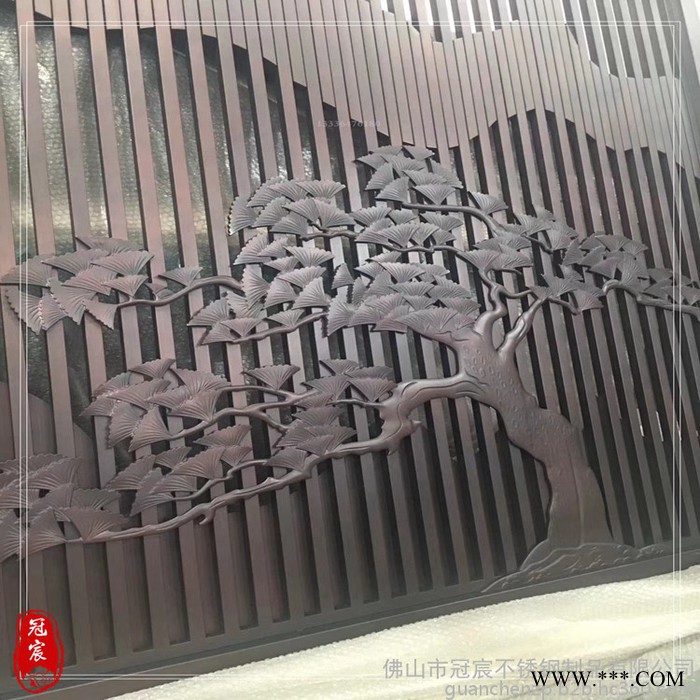 铝板雕刻壁画 铝板浮雕壁画 铝板精雕壁画 数控机床雕刻厂家冠宸金属图5