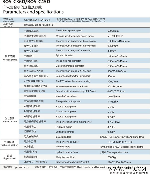 博克斯厂家生产高精度 数控机床 车铣复合数控车床（侧2轴） 车铣一体机图2