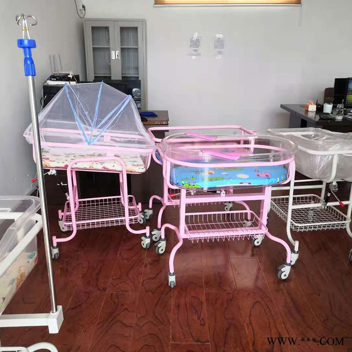 月子会所婴儿床销售 倾斜不锈钢婴儿车床厂 样式齐全图6