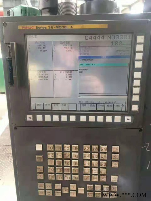 低价出售二手{威海华东XKW2430DX60数控龙门镗铣床} 威海华东XKW2430DX60龙门镗图3