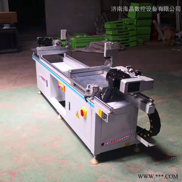 海晶数控切铝锯全自动角码机铝型材数控切割锯半自动铝材切割机铝型材仿形铣床非标定制图3