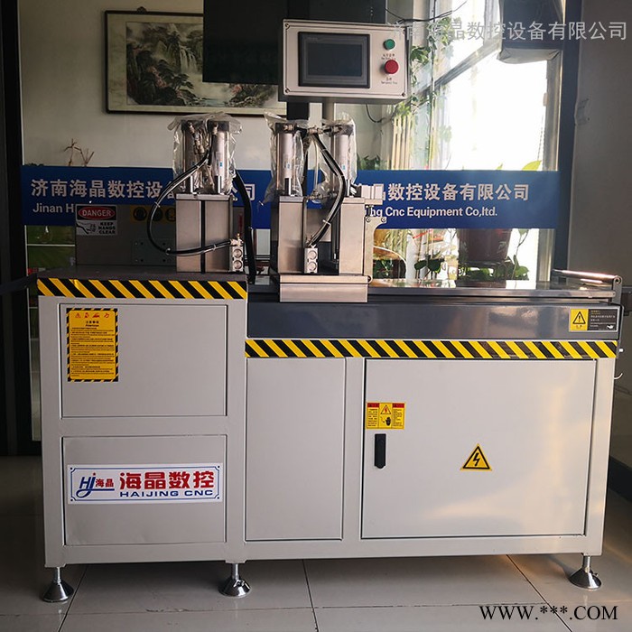 海晶数控切铝锯全自动角码机铝型材数控切割锯半自动铝材切割机铝型材仿形铣床非标定制图2