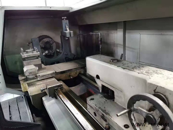 低价出售二手[宝鸡HK63B数控卧式车床]二手数控车发那科系统图2