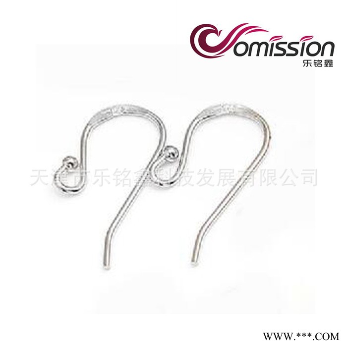 乐铭鑫1707016-1DIY小饰品S925银耳环饰品配件圆木车床耳勾佩戴一件代发首饰金刚石玻璃钻头配件批发图4