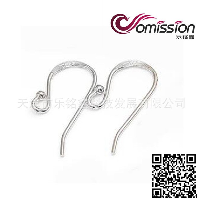 乐铭鑫1707016-1DIY小饰品S925银耳环饰品配件圆木车床耳勾佩戴一件代发首饰金刚石玻璃钻头配件批发图3
