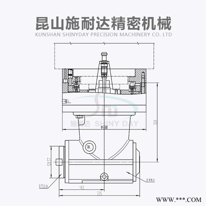 供应 90度直角铣头BT50 BT40铣头 侧铣头 万向铣头 90度角铣头 角度头 双头铣床 万向角度铣头图4