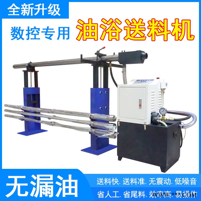 液压式送料机 数控机床加工厂提高80%高效率的车床送料机图2
