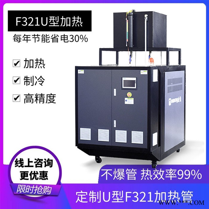 车床油温机厂家 半封闭管道式加热图2