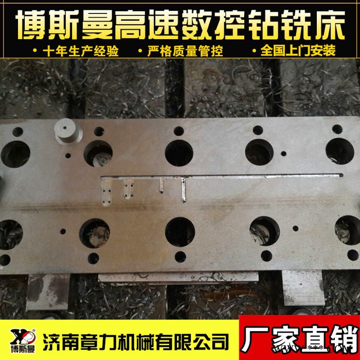 博斯曼6mm以下小孔径制浆筛网自动钻孔机 龙门式平面钻床定制数控钻铣床 双工位钻床图4
