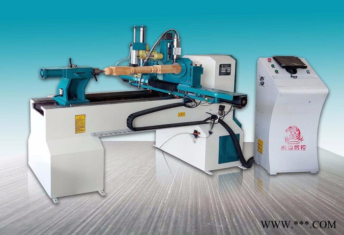 【虎森数控】CNC415K车铣雕（圆雕）自动数控木工车床 数控车床 数控木工车床图4