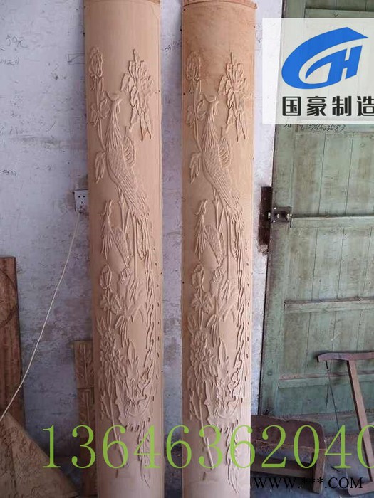 木工多用车床价格，楼梯柱数控木工车床， 山东数控木工车床厂家，国豪GH48-6数控木工车床图5