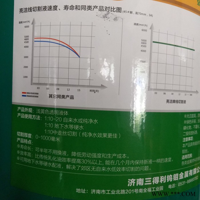 亮洁 环保型线切割工作液 车床工作液 18KG图2