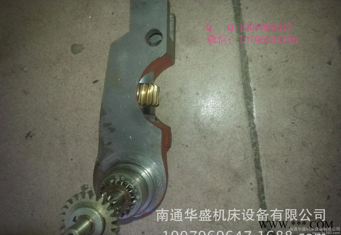 南通铣床配件 X6325铣床立铣头高速蜗轮总成图3